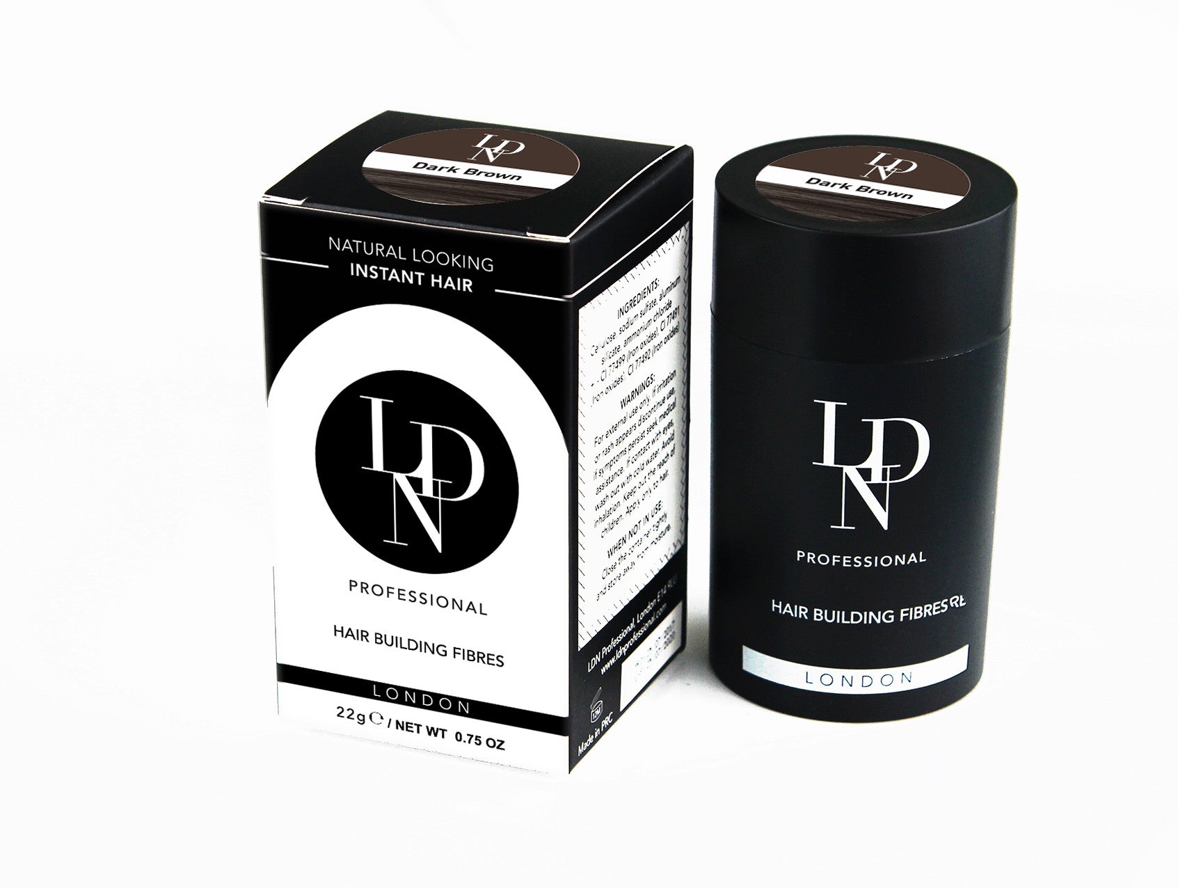 Hair Building Fibres - Dark Brown